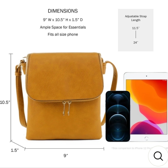 Concealed Carry Jessie James Cheyanne Crossbody with Lock and Key - Picture 7 of 10